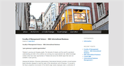 Desktop Screenshot of bba.bus.ubu.ac.th